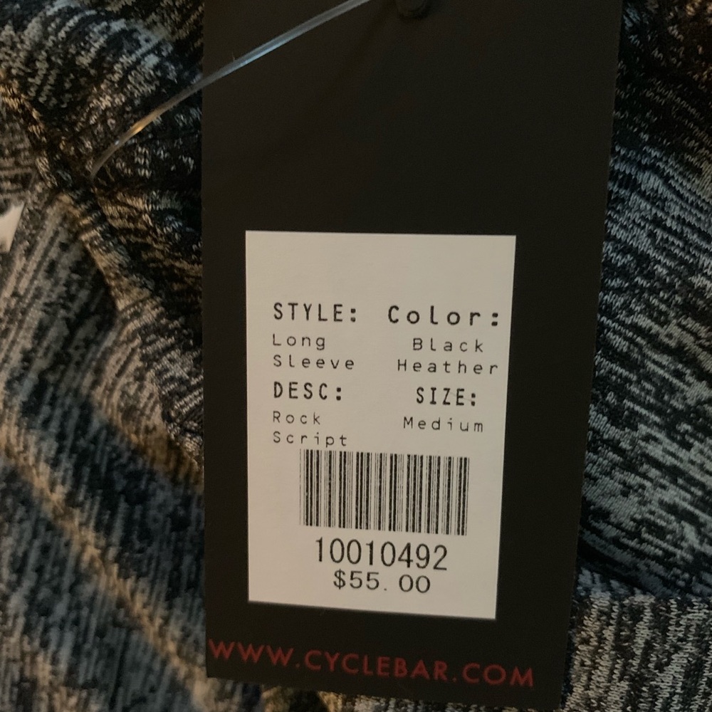 NEw CycleBar x Holloway Men Long Sleeve Top Sz M - Picture 5 of 5